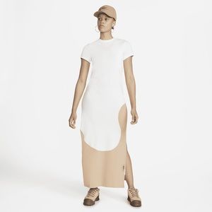 Nike sportswear maxi color clash t-shirt dress